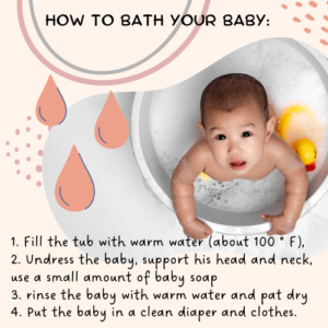 How to bath your baby