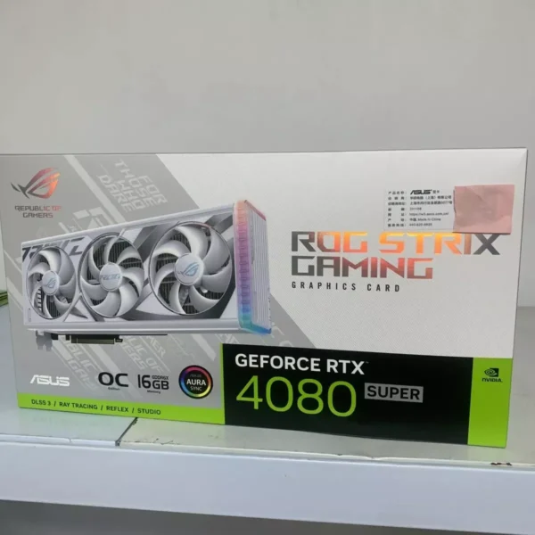 ASUS ROG STRIX NVIDIA GeForce RTX 4080 Super OC White 16GB GDDR6X