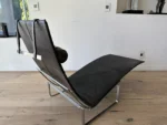 Poul Kjaerholm Fritz Hansen PK24 Concrete Leather Lounge Chair - Image 4