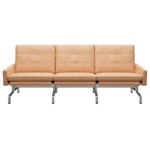 Poul Kjærholm 'PK31' 3-Seater Sofa for Fritz Hansen in Leather - Image 4
